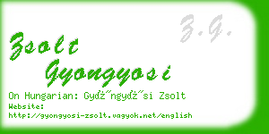 zsolt gyongyosi business card